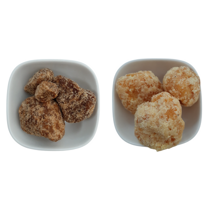 Jaggery Chunks Black, White (Gur) – Natural Organic Premium-quality + Free sample!